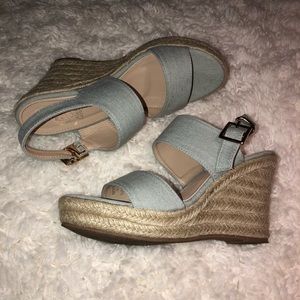 Alexis Leroy Buckle Strap Espadrille Wedge